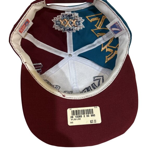 Super Bowl XXX Snapback Hat Sun Devil Stadium Logo 7 NFL Aztec Cap Vintage NWT - Picture 8 of 10
